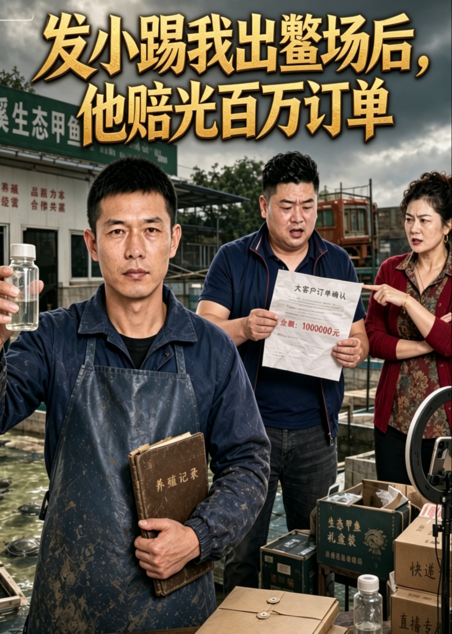 发小踢我出鳖场后，他赔光百万订单封面图