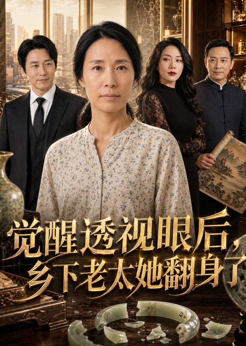 觉醒透视眼后，乡下老太她翻身了封面图