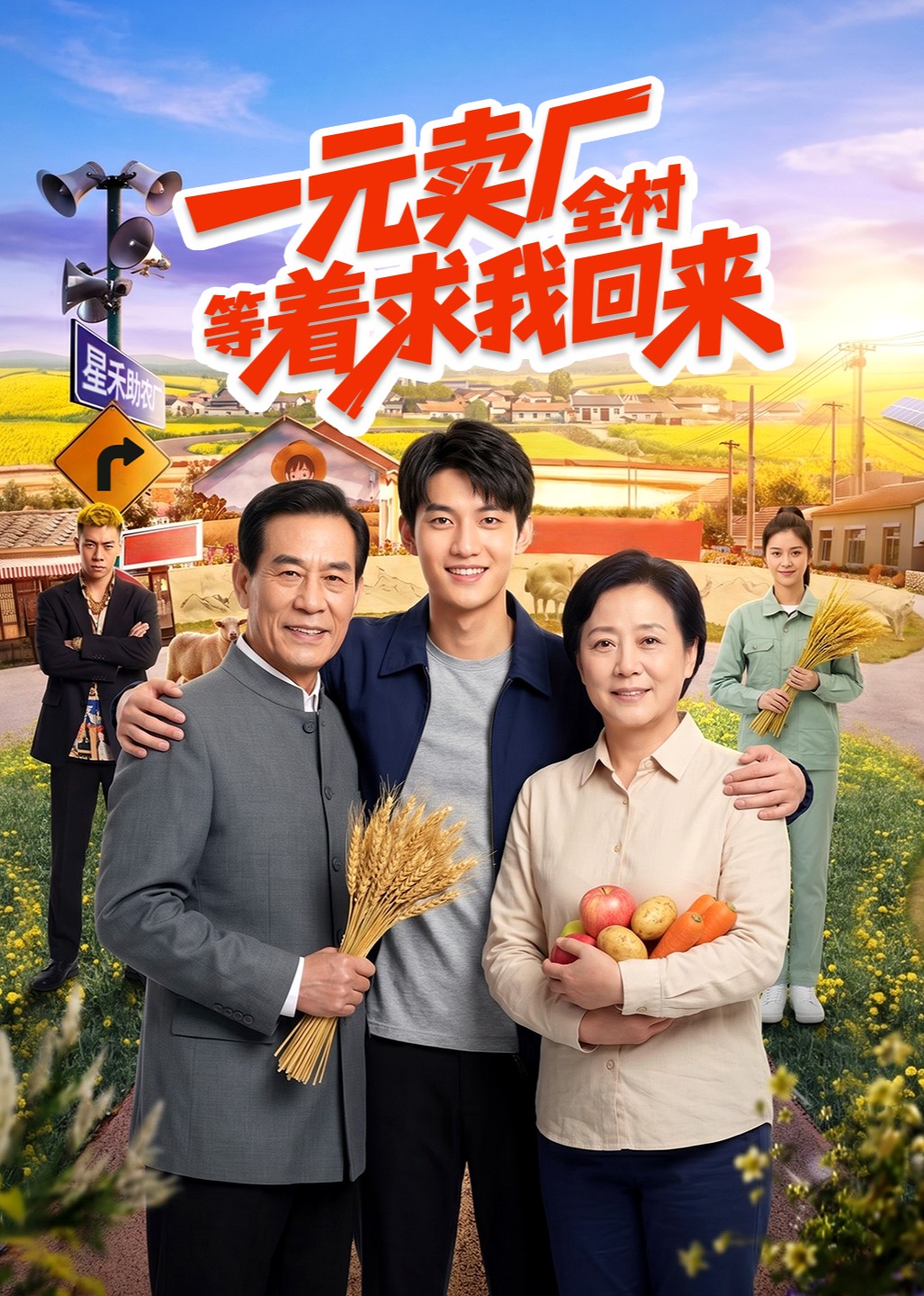 一元卖厂全村等着求我回来封面图
