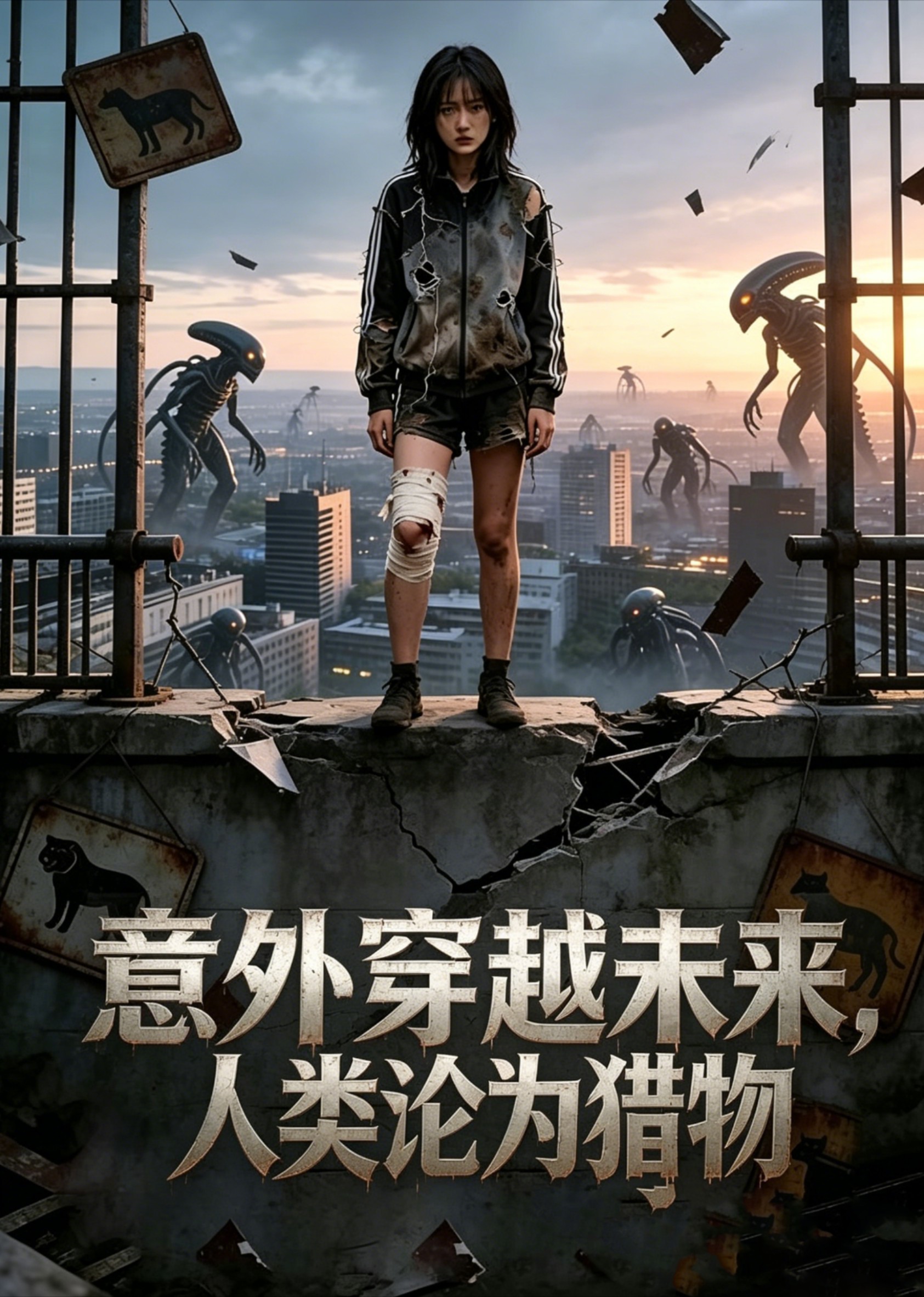 意外穿越未来，人类沦为猎物封面图