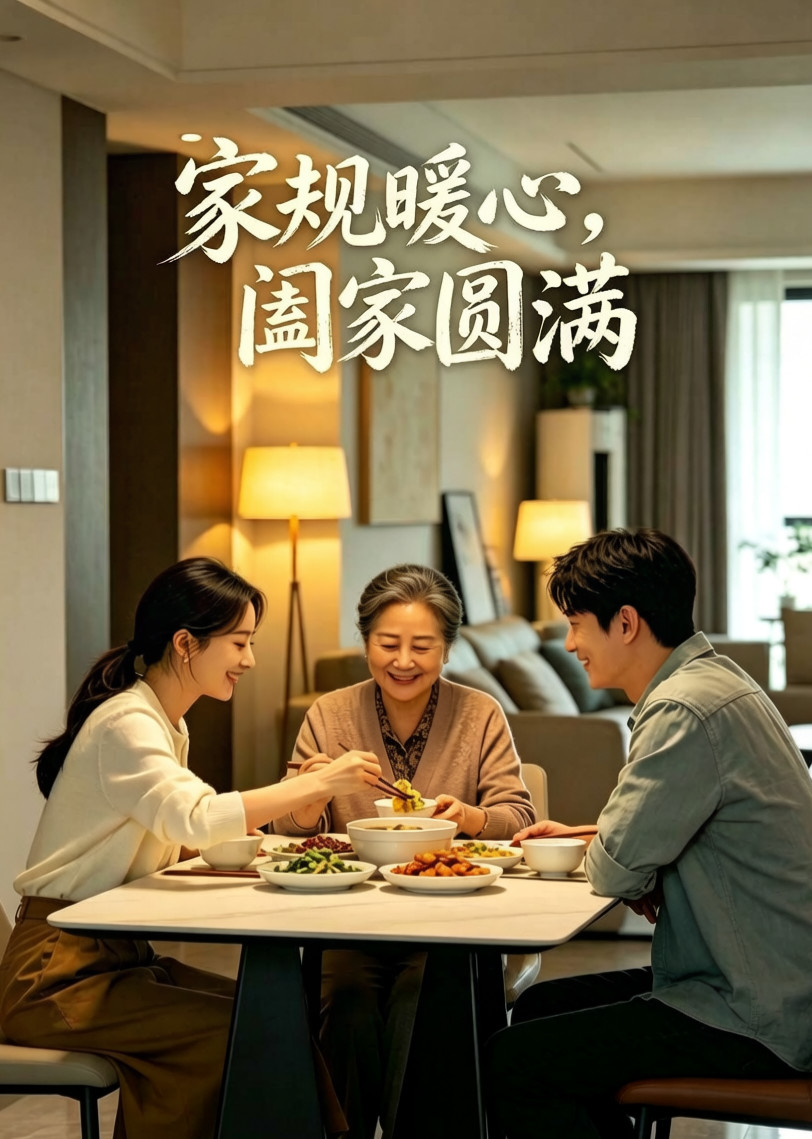 家规暖心，阖家圆满封面图
