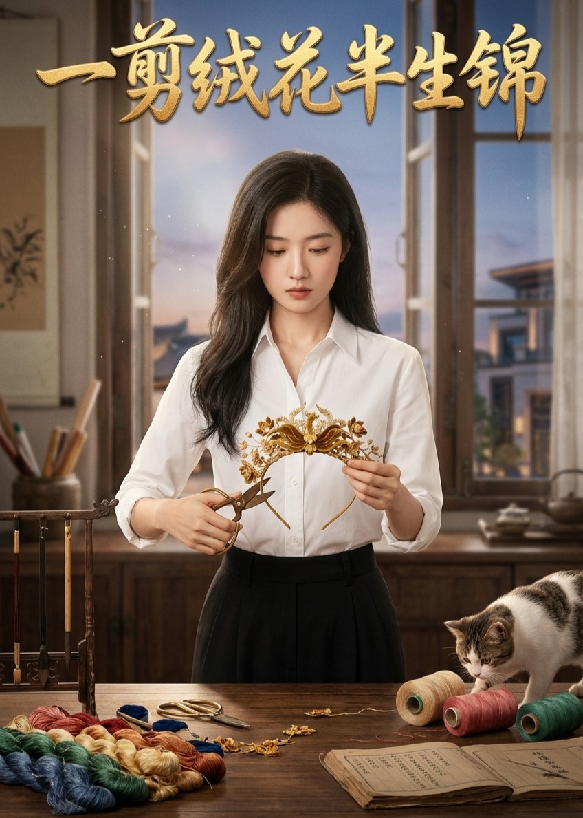 一剪绒花半生锦封面图