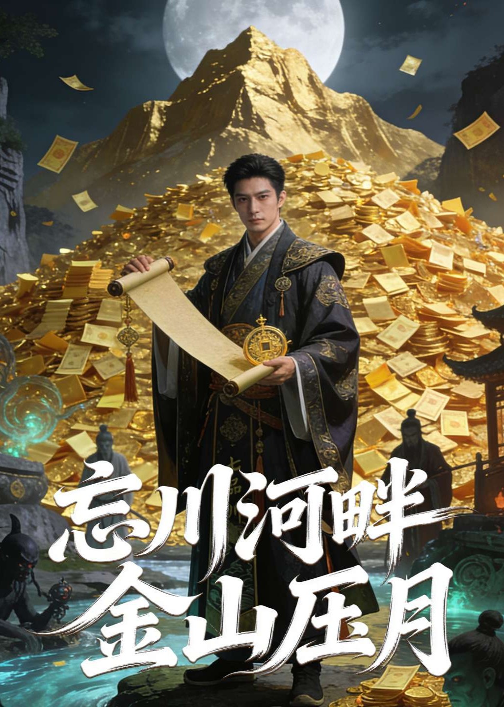 忘川河畔金山压月封面图